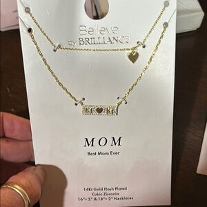 Gold MOM Necklace